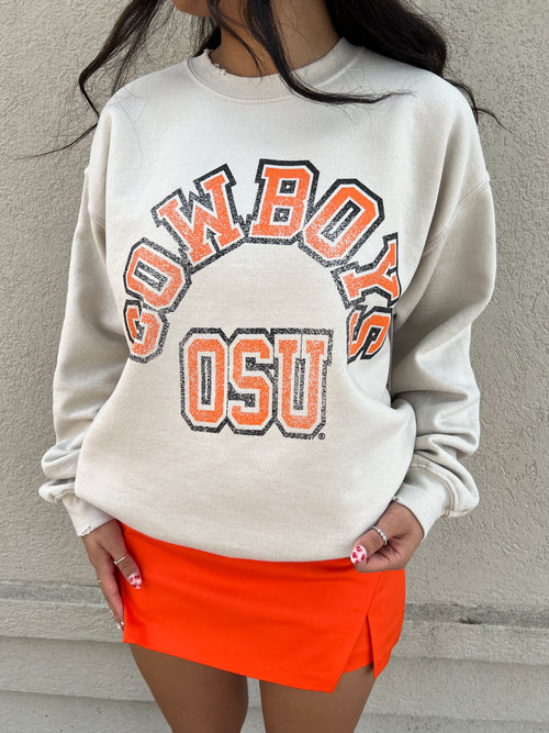 OSU Cowboys Tan Sweatshirt 