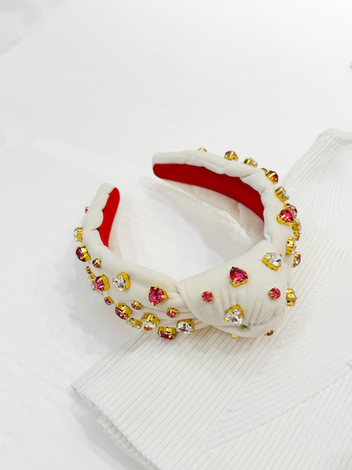 Embellished Headband - Ivory