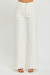 Beverly High Rise Wide Pant - Cream