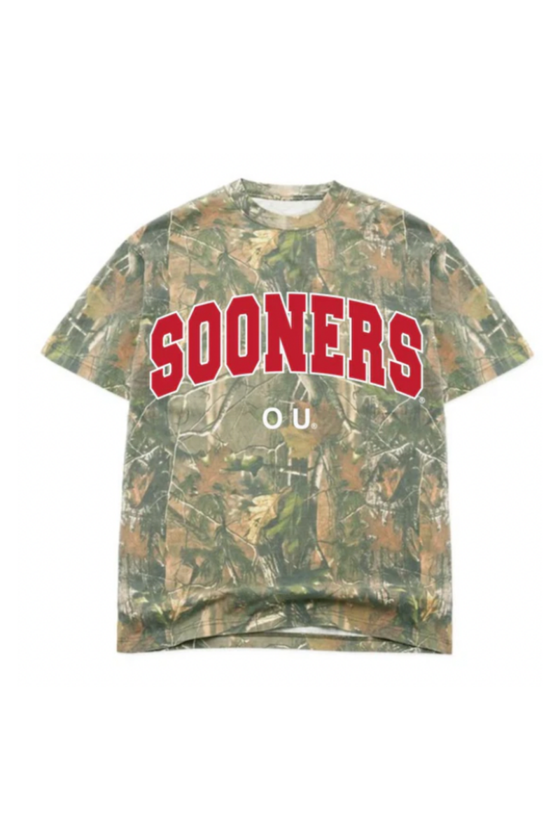 Camouflage OU Sooners Tee