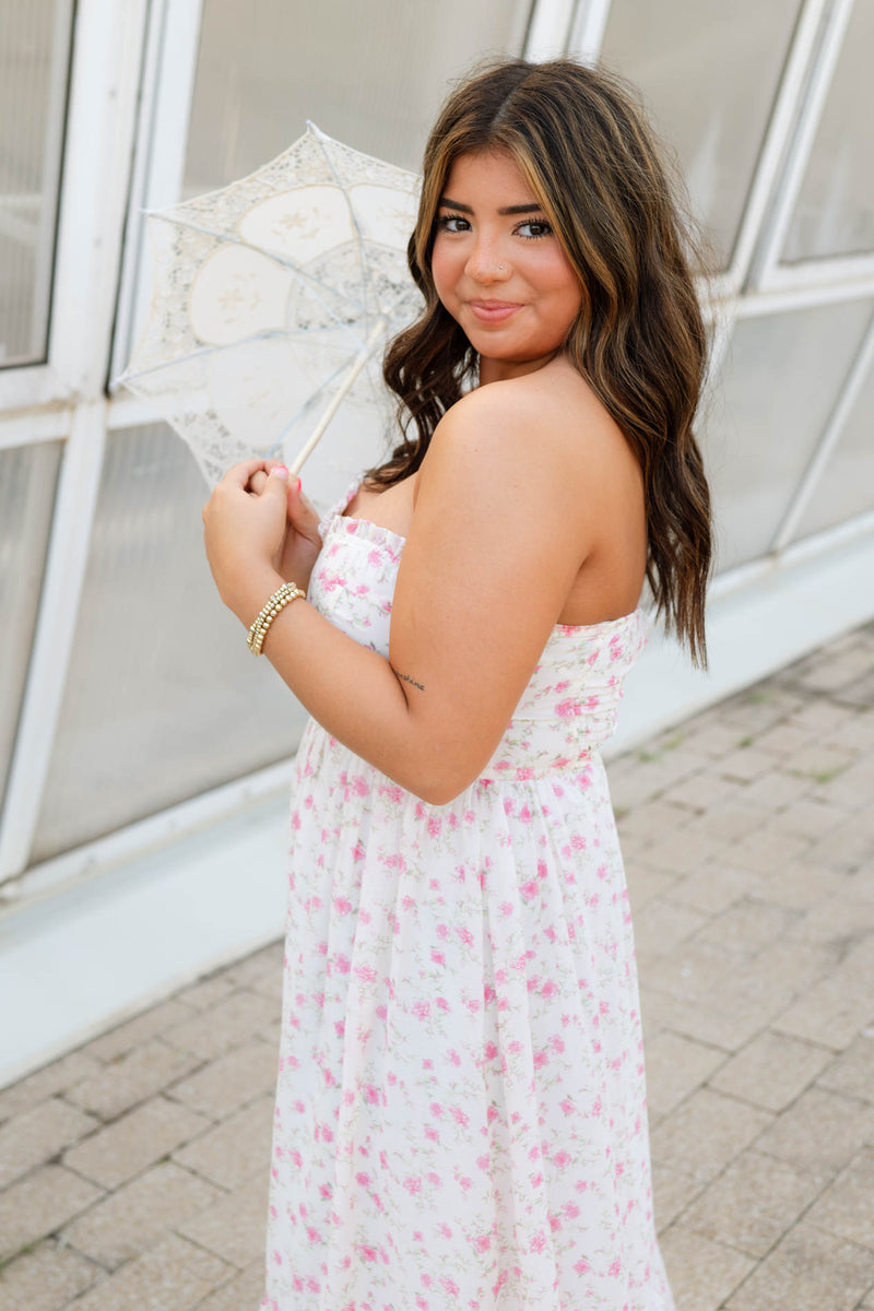 white summer dress