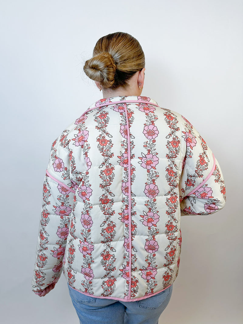 Rosalie Floral Quilt Jacket