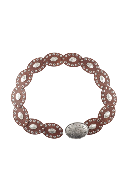 brown rustic boho western belt