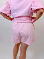 Steph Soft Pearl Shorts- Pink