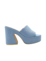 Denim Platform Heel