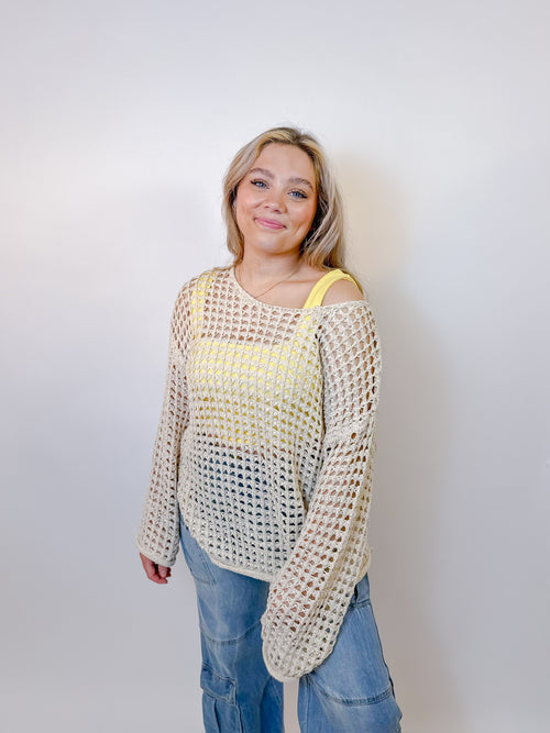 Bella Crochet Pullover