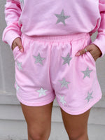 Star Gaze Lounge Shorts - Pink