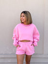 Coastal Basic Sweatshirt - Pink