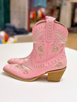 Corral Ankle Boot - Pink