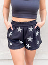 Star Gaze Lounge Shorts - Black