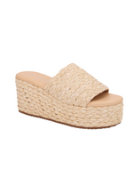 Raffia Platform Sandal