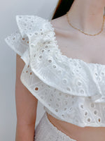 Ivanna Eyelet Top with Skirt