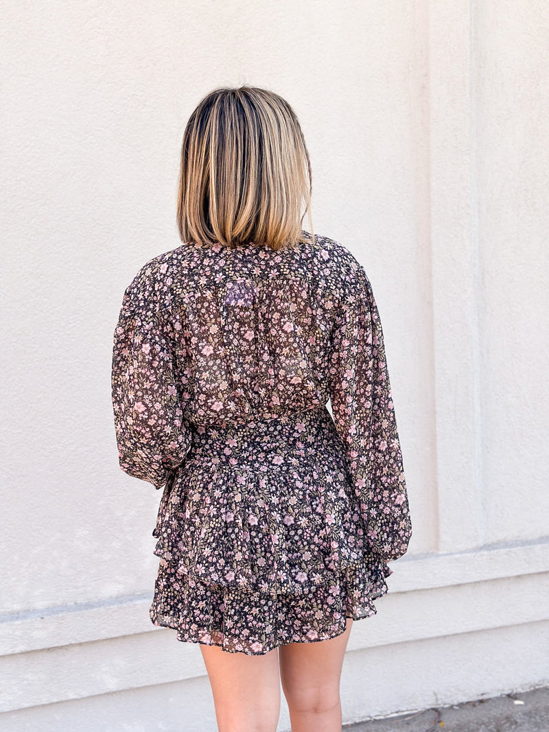 Ivva Ruffle Mini Dress
