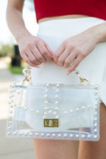 Pearl clear stadium purse bag for game day essentials must haves