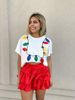 Christmas Light Necklace Tee