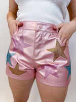 All The Stars Shorts - Baby Pink