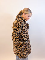 Karen Leopard Teddy Coat