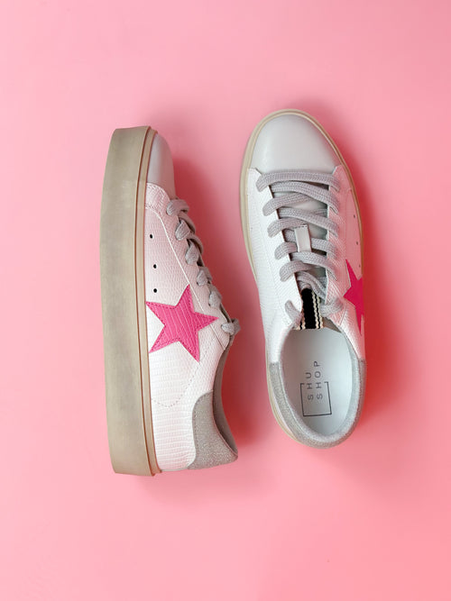 Reba Pink Sneakers