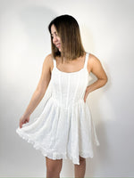 Bella Corset White Mini Dress