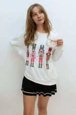 Nutcracker Long Sleeve Sweatshirt - White