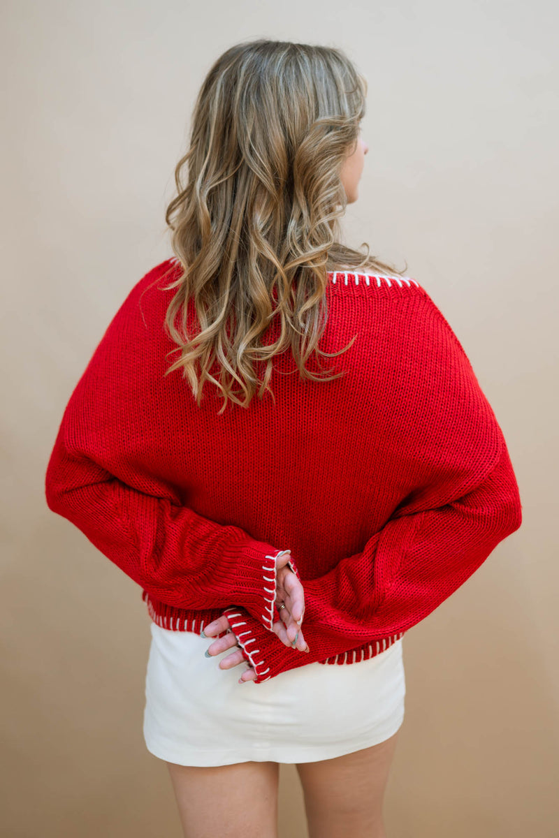 Merry Cropped Sweater