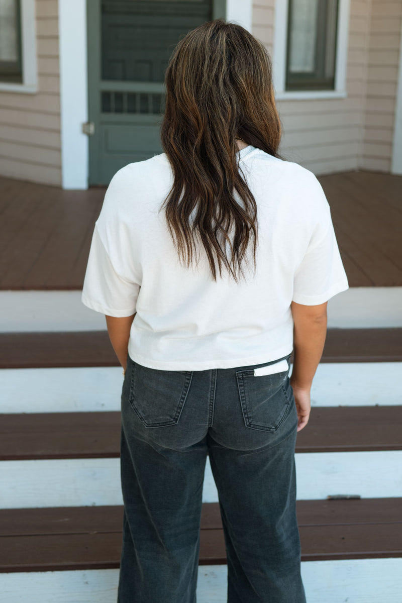 OSU Pennant Cropped Tee