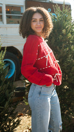 Red Bow Sweater