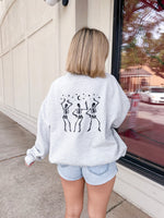 Embroidered Skeleton Sweatshirt