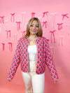 Flower Print Quilted Jacket