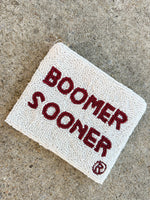 Boomer Sooner Beaded Pouch - White