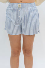 cute trendy blue boxer shorts