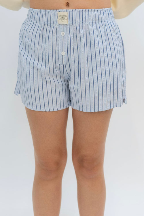 cute trendy blue boxer shorts