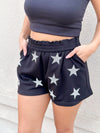 Star Gaze Lounge Shorts - Black