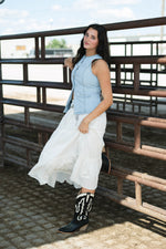 Adelaide Midi Skirt - White