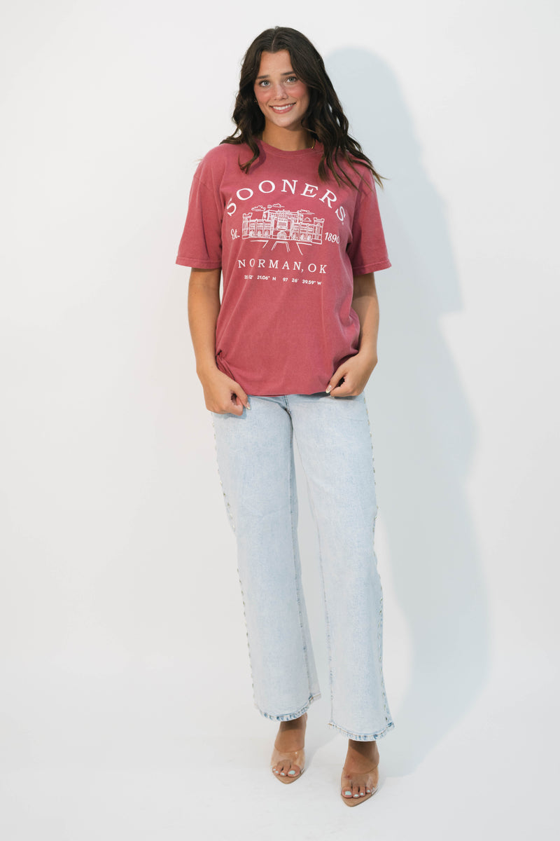 red sooners oklahoma tshirt
