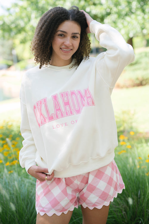 College sweatshirt Oklahoma pride