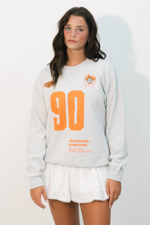 OSU Crest Stamp Thrifted Sweatshirt