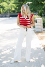 High rise wide leg pants sophisticated