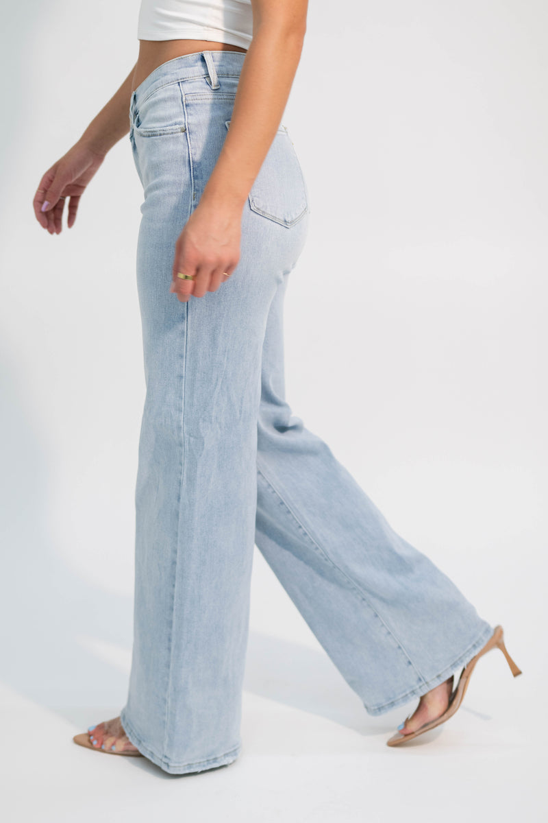 everyday stretch denim pants