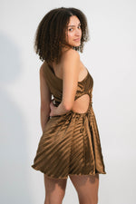 fall formal dress brown