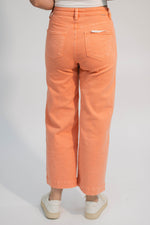 cropped orange pants for gameday