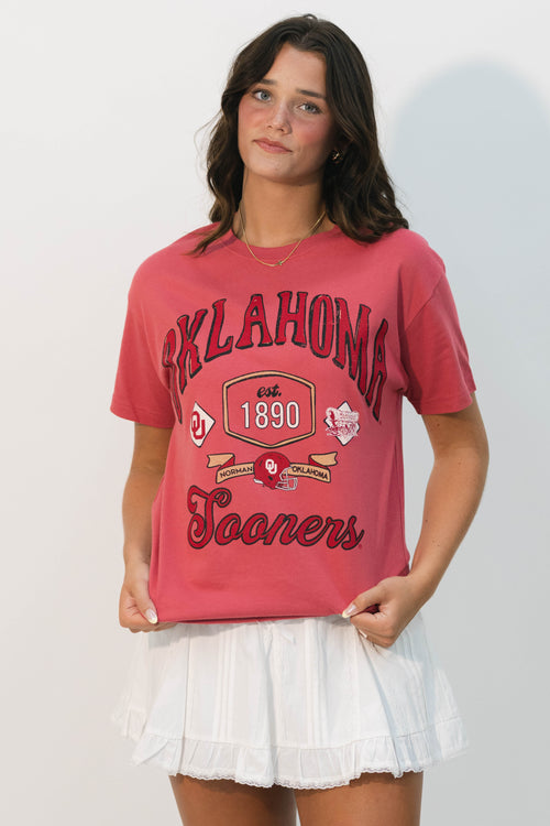 Vintage OU Sooners red tee