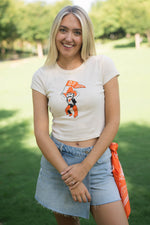 OSU Cowboys cropped tee vintage mascot