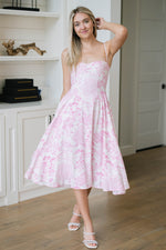 vintage-inspired fit and flare dress
