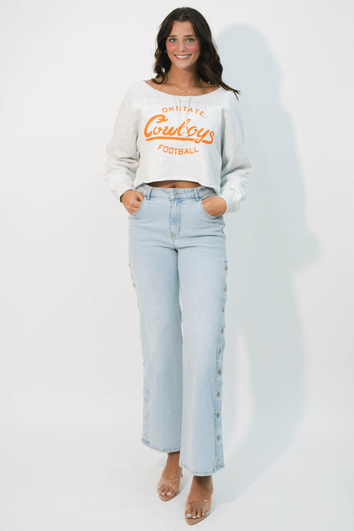 osu stillwater cropped sweatshirt