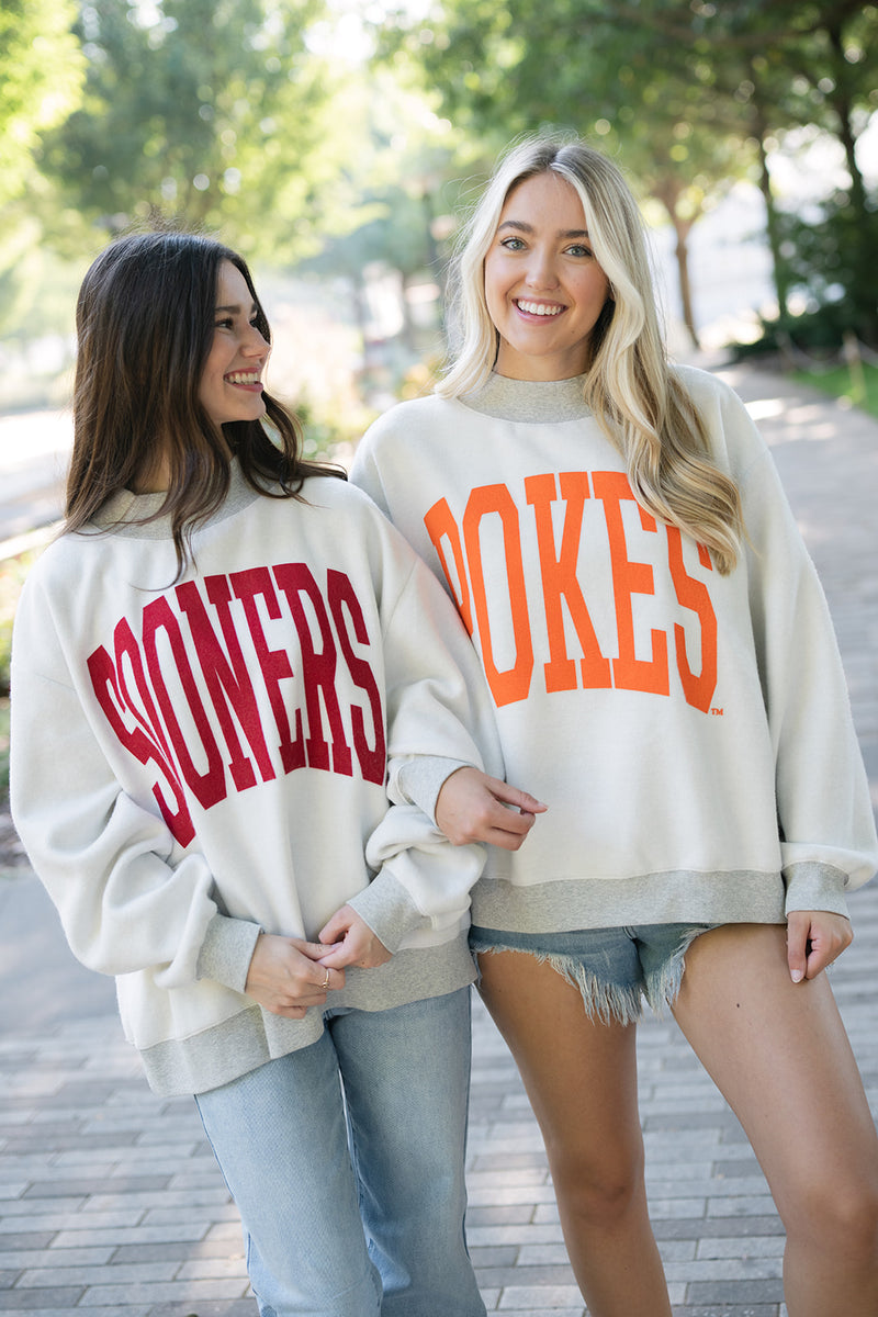 OSU Pokes Mock Neck Reversible Sweatshirt