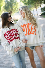 Oklahoma Sooners Mock Neck Reversible Sweatshirt