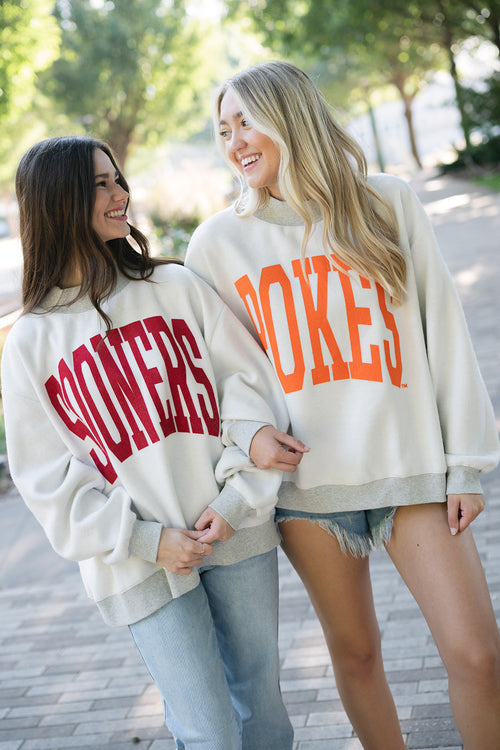 Oklahoma Sooners Mock Neck Reversible Sweatshirt