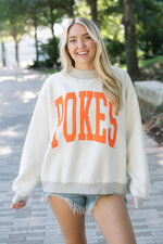 OSU Pokes Mock Neck Reversible Sweatshirt