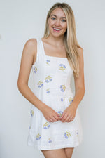 cottagecore spring mini dress for brides